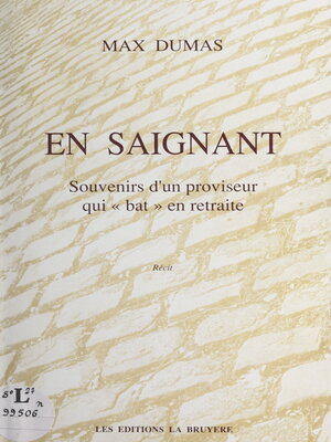 cover image of En saignant